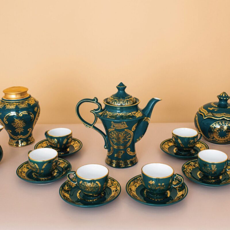 Bộ Trà Giai Nhân (Emerald)